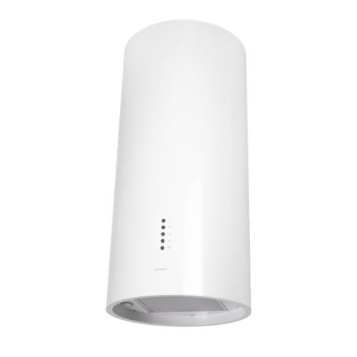 Вытяжка с настенным креплением, Максимальная производительность 1000 м3/ч,рассчитанная на кухню до 40 м2 с низким уровнем шума 52 Дб, белая