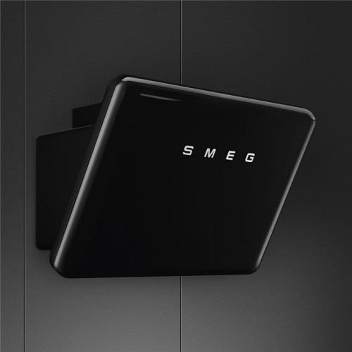 Вытяжка SMEG/ Вытяжка настенная, 75 см, черная