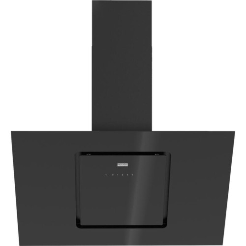 Вытяжка Franke/ BEST, Вытяжка Franke MELODY 90 BK, 90 см, наклонная, сенсорное управление, LED освещение, 3 скорости, 1000 м3/ч, таймер, пульт ДУ, цвет черный