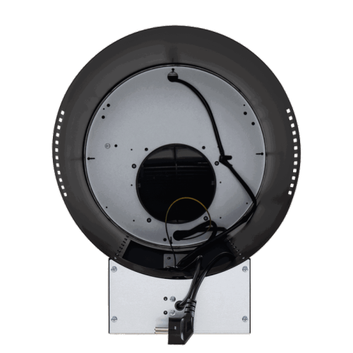 Вытяжка MAUNFELD Lee Wall 35 Sensor Black  островная, 35 см, производительность 1050 м3/ч, 3 скорости, электронное управление, энергоэффективность В, уровень шума 63 дБ, цвет черный
