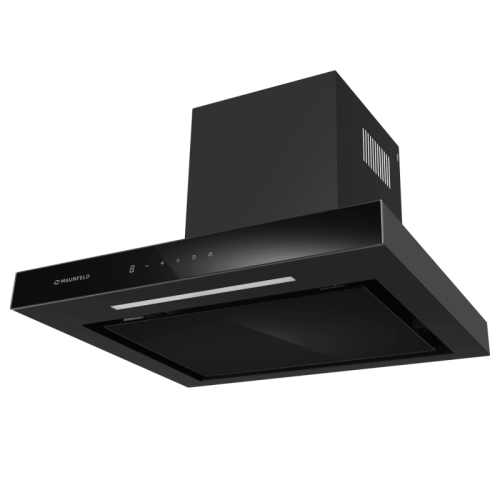 Кухонная вытяжка, Т-образная, потолочная, сенсорное управление, таймер, 1150 м3/ч, уровень шума 54 дБ, цвет черный