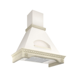 Retail&Kitchen, BEST, Кухонная вытяжка ELIKOR КВ Floreale 90П-650-П3Д , белый муар/дуб неокр