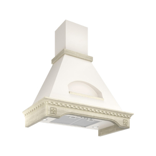 Retail&Kitchen, BEST, Кухонная вытяжка ELIKOR КВ Floreale 90П-650-П3Д , белый муар/дуб неокр