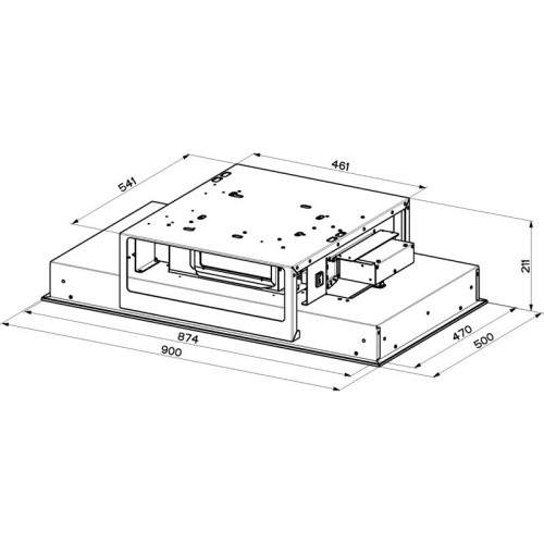 Вытяжка Faber/ BETTER, HEAVEN GLASS 2.0 WH FLAT KL A90/2, потолочная, 90 см, 700 м3/ч, электронное управление, LED освещение, цвет белое стекло Вытяжка Faber/ BETTER, HEAVEN GLASS 2.0 WH FLAT KL A90/2, потолочная, 90 см, 700 м3/ч, электронное управление, LED освещение, цвет белое стекло