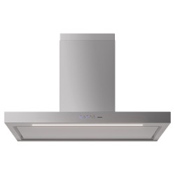 Вытяжка FALMEC PLANE WHITE 120 (PLUS), 120 см, Т-образная, настенный, электронное/кнопочное управление, светодиодное освещение, 4 скорости, отвод/циркуляция, макс. производительность 800 м3/ч, угольный фильтр в комплекте, возможность работы с внешним мото