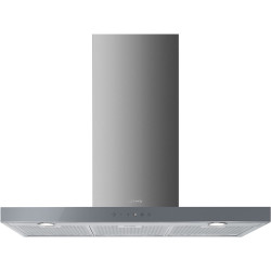 Вытяжка SMEG/ Linea, Вытяжка настенная, 90 см, нержавеющая сталь/стекло