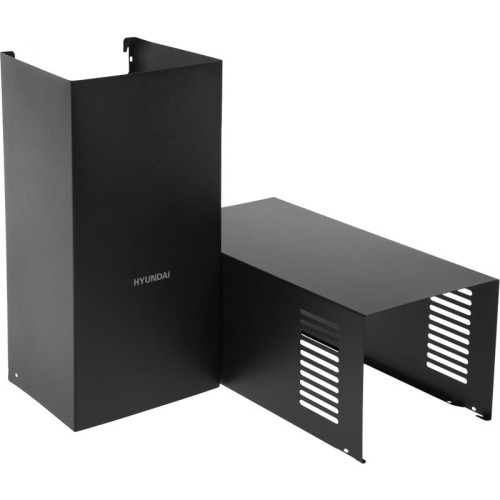 Вытяжка каминная Hyundai HGH 6846 IX черный/нержавеющая сталь управление: сенсорное (1 мотор)