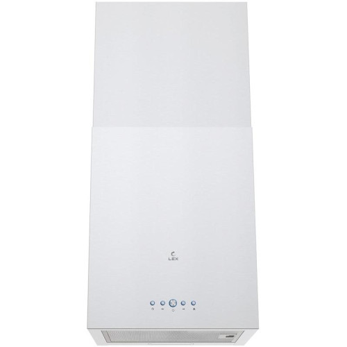 Вытяжка каминная Lex Mono 400 белый управление: кнопочное (1 мотор)