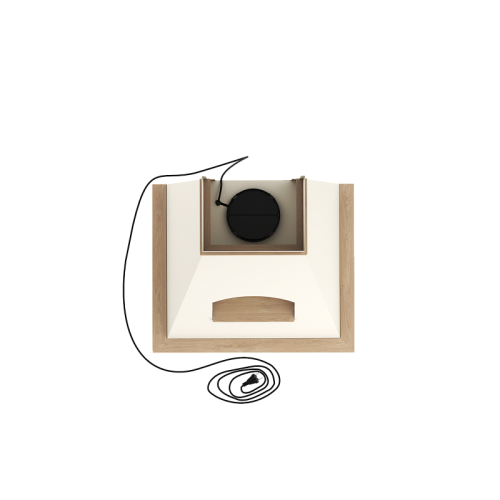 GOOD, Кухонная вытяжка ELIKOR Бельведер Флореале 60П-650-П3Д бежевый/дуб неокр