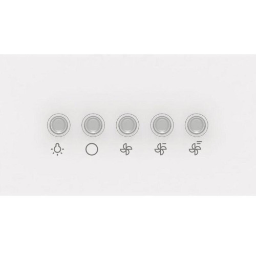 Вытяжка козырьковая Gorenje WHU629EW/M белый управление: кнопочное (1 мотор)