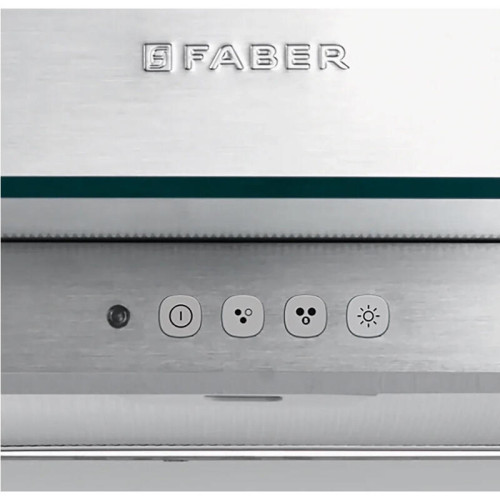 Вытяжка Faber/ BETTER, NICE LED SRM X/V NS A60, настенная, Т-образная, 60 см, 420 м3/ч, электронное управление, LED освещение, цвет нержавеющая сталь + стекло