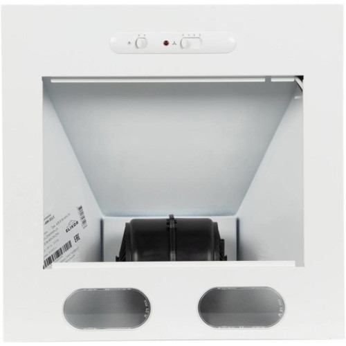 Вытяжка каминная Elikor Оптима 50П-400-П3Л белый управление: ползунковое (1 мотор)