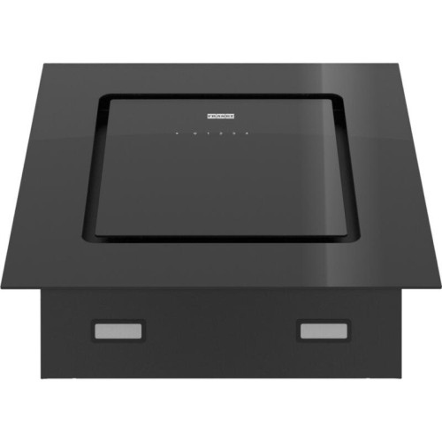 Вытяжка Franke/ BEST, Вытяжка Franke MELODY 60 BK, 60 см, наклонная, сенсорное управление, LED освещение, 3 скорости, 1000 м3/ч, таймер, пульт ДУ, цвет черный