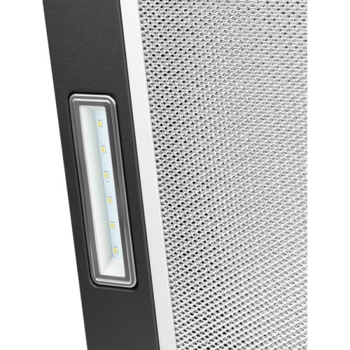 Вытяжка/ Кухонная вытяжка MAUNFELD BOX Push 40 Inox, настенная, механическое управление, 1000 м3/ч, 3 скорости, уровень шума 60 дБ, цвет черный