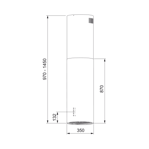 Вытяжка Franke/ Best, Цилиндрическая островная вытяжка REEF 35 BK, 35 см, 750 м3/ч, электронное управление, LED освещение, 66 дБ, Угольный фильтр Ф-10 (опция), цвет черный Вытяжка Franke/ Best, Цилиндрическая островная вытяжка REEF 35 BK, 35 см, 750 м3/ч, электронное управление, LED освещение, 66 дБ, Угольный фильтр Ф-10 (опция), цвет черный