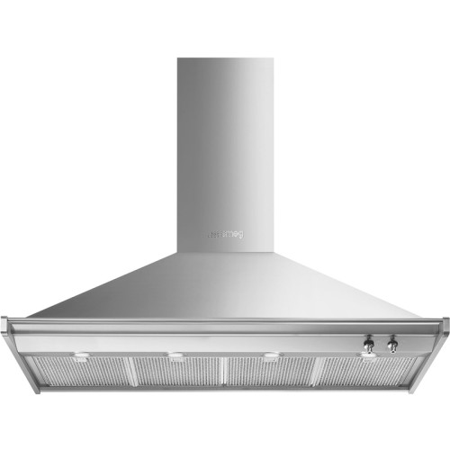Вытяжка SMEG/ Classica,Вытяжка настенная, 120 см, нержавеющая сталь