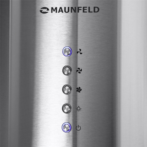 ВЫТЯЖКА MAUNFELD Lee Wall 35 INOX/ настенная,ширина 350 мм, электронное управление,3 скорости, 1050 м3/ч, 63 дБ, светодиодное LED освещение, нержавеющая сталь