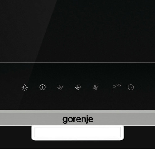 Вытяжка Gorenje/ Вытяжка Gorenje, 60 см, производительность 639-740 м3/ч, сенсорное управление, таймер, 4 скорости, светодиодное освещение, энергоэффективность А, уровень шума 67 дБ, цвет черный