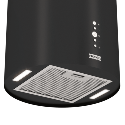 Вытяжка Franke/ Best, Цилиндрическая островная вытяжка REEF 35 BK, 35 см, 750 м3/ч, электронное управление, LED освещение, 66 дБ, Угольный фильтр Ф-10 (опция), цвет черный Вытяжка Franke/ Best, Цилиндрическая островная вытяжка REEF 35 BK, 35 см, 750 м3/ч, электронное управление, LED освещение, 66 дБ, Угольный фильтр Ф-10 (опция), цвет черный