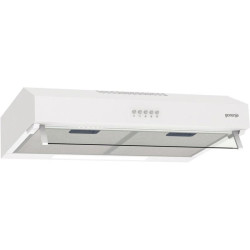 Вытяжка козырьковая Gorenje WHU629EW/M белый управление: кнопочное (1 мотор)