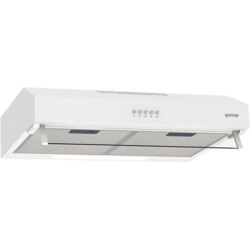 Вытяжка козырьковая Gorenje WHU629EW/M белый управление: кнопочное (1 мотор)