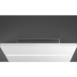 Вытяжка SMEG/ Вытяжка потолочного монтажа, 90 см, белое стекло