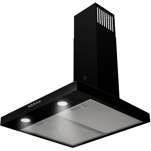 Вытяжка каминная Lex BRIZ 500 черный управление: кнопочное (1 мотор)