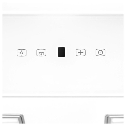 Вытяжка каминная Hyundai HGH 6744 WG белый управление: сенсорное (1 мотор)