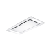 Вытяжка Faber/ BETTER, HEAVEN GLASS 2.0 WH KL A90, потолочная, 90 см, 800 м3/ч, электронное управление, LED освещение, цвет белый