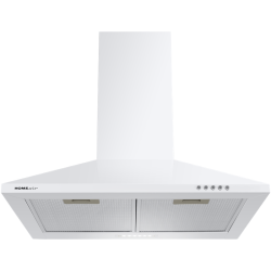 Вытяжка HOMSair DELTA 50 White/ подвесная, кнопочное управление, 3 скорости, 600 м3/ч, до 25 м2, 47 дБ, светодиодное LED-освещение, ДхШхВ: 475х500х180, белый цвет