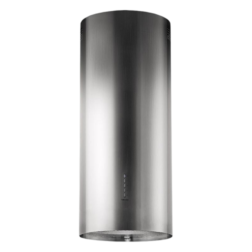Вытяжка FALMEC POLAR EVO ISOLA X, 35 см, цилиндрическая, островная, электронное управление, светодиодное освещение, 4 скорости, отвод/циркуляция, максимальная производительность 1200 м3/ч, угольный фильтр в комплекте, цвет нержавеющая сталь