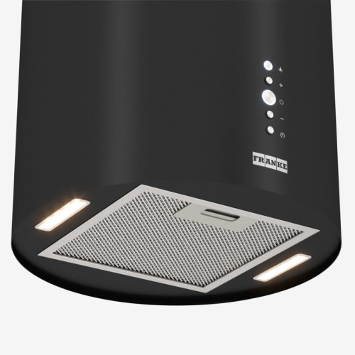 Вытяжка Franke/ Best, Цилиндрическая настенная вытяжка AXIS 35 BK, 35 см, 750 м3/ч, электронное управление, LED освещение, 66 дБ, Угольный фильтр Ф-10 (опция), цвет черный Вытяжка Franke/ Best, Цилиндрическая настенная вытяжка AXIS 35 BK, 35 см, 750 м3/ч, электронное управление, LED освещение, 66 дБ, Угольный фильтр Ф-10 (опция), цвет черный