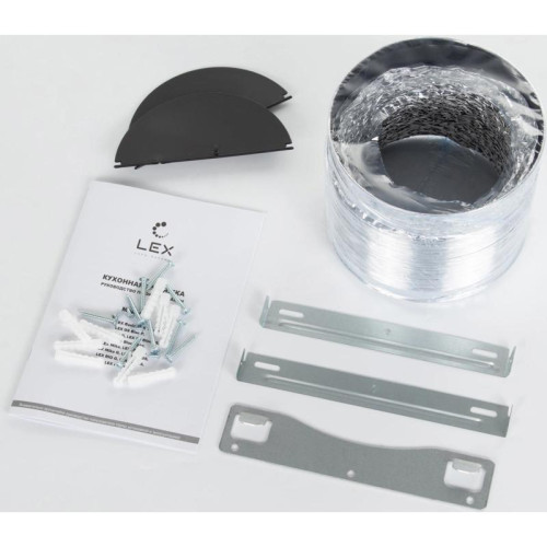 Вытяжка каминная Lex Plaza GS 600 WH белый управление: сенсорное (1 мотор)