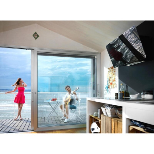 Вытяжка Franke/ BEST, Вытяжка Franke FSMA 805 BK, наклонная, 80 см, LED освещение, 3 скорости + интенсивный режим, 800 м3/ч, энергоэффективность А+, цвет черный