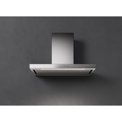 Вытяжка FALMEC PLANE STEEL 90 (PLUS), 90 см, Т-образная, электронное управление, светодиодное освещение, 4 скорости, отвод/циркуляция, максимальная производительность 800 м3/ч, угольный фильтр (опция), цвет нержавеющая сталь