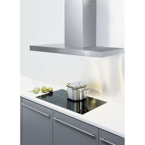 Вытяжка Franke/ BEST, Вытяжка Franke FDF EV8 90 XS, настенная, Т-образная, 90 см, LED освещение, 3 скорости + интенсивный режим, 710 м3/ч, энергоэффективность B, цвет нержавеющая сталь