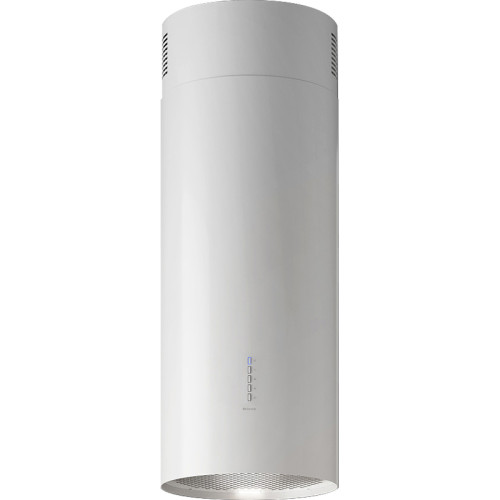 Вытяжка FALMEC POLAR EVO WHITE 35, 35 см, цилиндрическая, настенная, электронное/кнопочное управление, светодиодное освещение, 4 скорости, отвод/циркуляция, таймер, макс. производительность 800 м3/ч, угольный фильтр в комплекте, возможность работы с внешн
