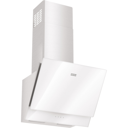 Вытяжка Franke/ Best, Вытяжка наклонная TEMPER 50 WH/SS, 50 см, 1000 м3/ч, сенсорное управление, LED освещение, 62 дБ, Угольный фильтр Ф-09 (опция), Основной цвет белый, Фальштруба нержавеющая сталь