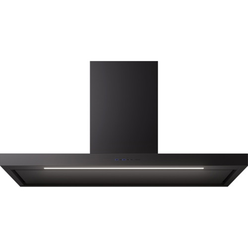 Вытяжка FALMEC PLANE BLACK NRS 120 (PLUS), серия Silence - NRS, 120 см, Т-образная, электронное/кнопочное управление, светодиодное освещение, технология бесшумной работы NRS, 4 скорости, отвод/циркуляция, макс. производительность 800 м3/ч, угольный фильтр