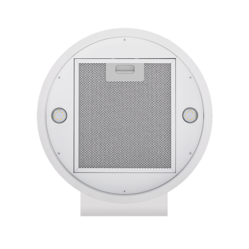 Вытяжка с настенным креплением, Максимальная производительность 1000 м3/ч,рассчитанная на кухню до 40 м2 с низким уровнем шума 52 Дб, белая