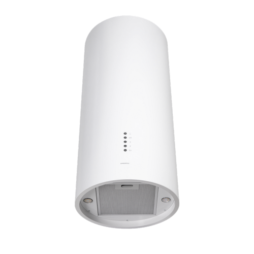 Вытяжка с настенным креплением, Максимальная производительность 1000 м3/ч,рассчитанная на кухню до 40 м2 с низким уровнем шума 52 Дб, белая