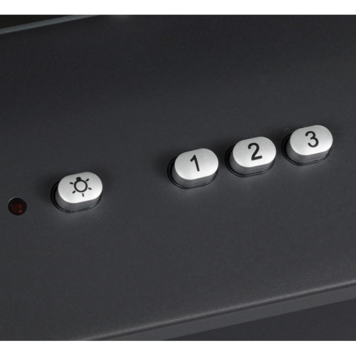 Вытяжка каминная Elikor Рубин 60П-650-К3Д черный управление: кнопочное (1 мотор)