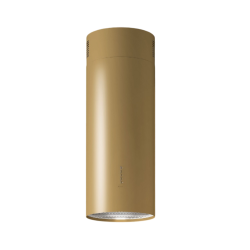 Вытяжка FALMEC POLAR EVO GOLD 35, 35 см, цилиндрическая, настенная, электронное управление, светодиодное освещение, 4 скорости, отвод/циркуляция, максимальная производительность 1200 м3/ч, угольный фильтр в комплекте, цвет золото