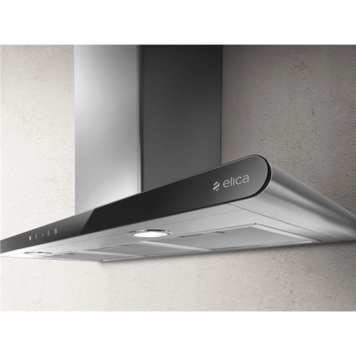 Вытяжка ELICA GALAXY BLIX/A/80-PRF0008948B Т-образная, 80 см, 1200 м3, черное стекло+нержавеющая сталь