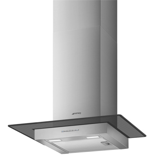Вытяжка SMEG/ Вытяжка настенная,60 см, нержавеющая сталь+стекло
