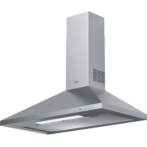 Вытяжка Franke/ BEST, Вытяжка Franke FDL 9165 XS, настенная, каминная, 90 см, LED освещение, 3 скорости + интенсивный режим, 740 м3/ч, энергоэффективность В, цвет нержавеющая сталь