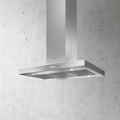 Вытяжка каминная Elica Spot Plus Island IX/A/90 нержавеющая сталь управление: сенсорное (1 мотор)