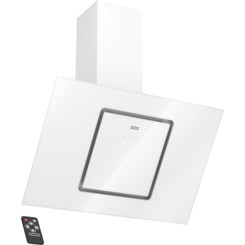 Вытяжка Franke/ BEST, Вытяжка Franke MELODY 90 WH, 90 см, наклонная, сенсорное управление, LED освещение, 3 скорости, 1000 м3/ч, таймер, пульт ДУ, цвет белый
