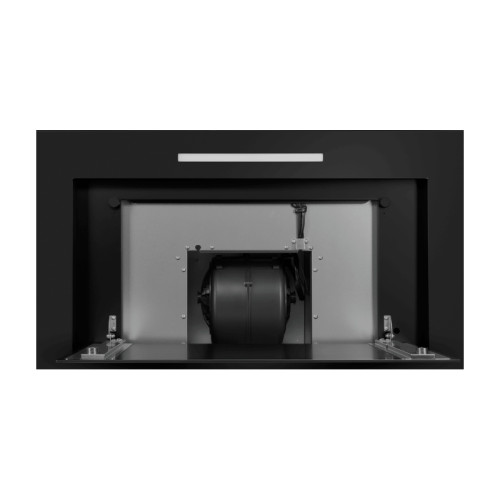 Кухонная вытяжка, Т-образная, 90 см, потолочная, сенсорное управление, таймер, 1150 м3/ч, уровень шума 54 дБ, цвет черный