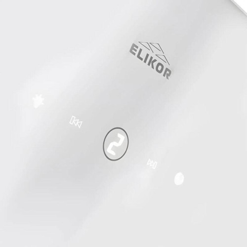 GOOD, Кухонная вытяжка ELIKOR КВ RISE 50 WH, наклонная, белый, 50 см, 750 м3/ч